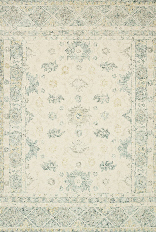The Rug Corner Loloi Norabel Ivory / Slate
