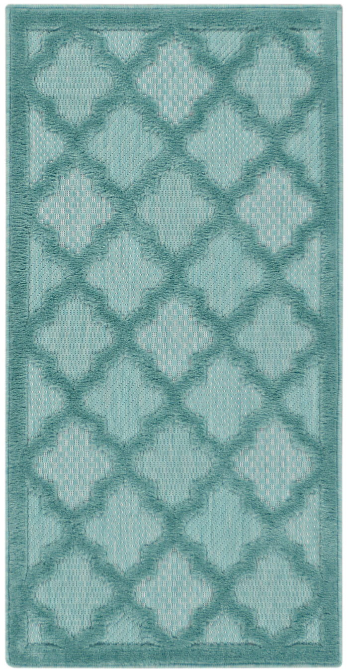 The Rug Corner Nourison Home Nourison Home - Easy Care Aqua Area Rug NES01