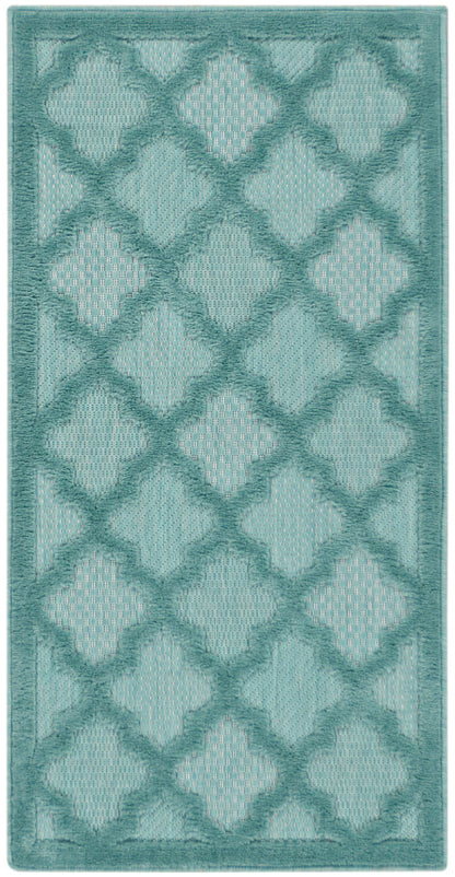The Rug Corner Nourison Home Nourison Home - Easy Care Aqua Area Rug NES01