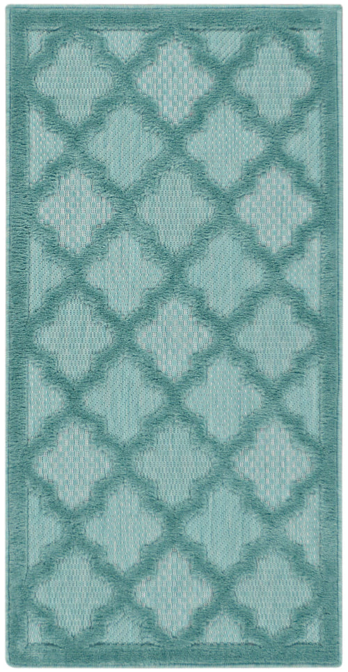 The Rug Corner Nourison Home Nourison Home - Easy Care Aqua Area Rug NES01