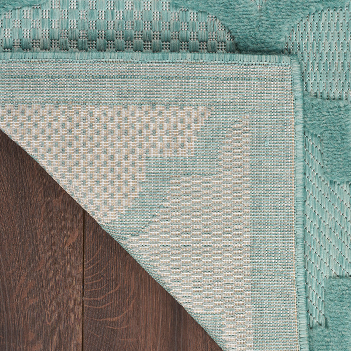 The Rug Corner Nourison Home Nourison Home - Easy Care Aqua Area Rug NES01