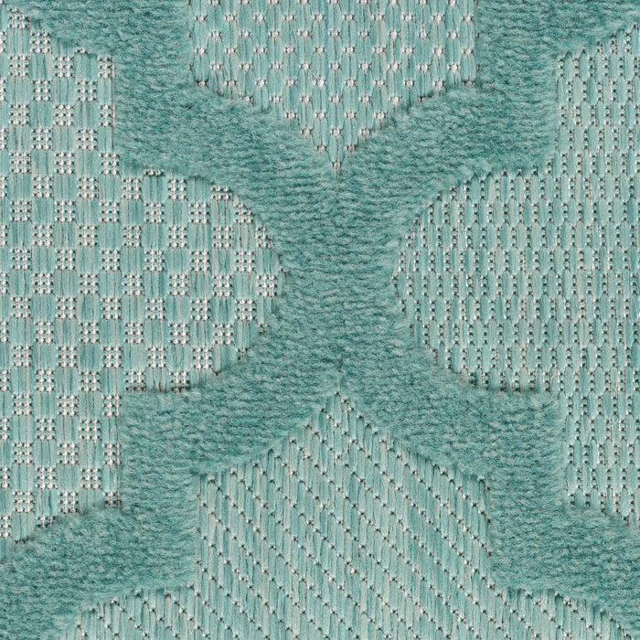The Rug Corner Nourison Home Nourison Home - Easy Care Aqua Area Rug NES01