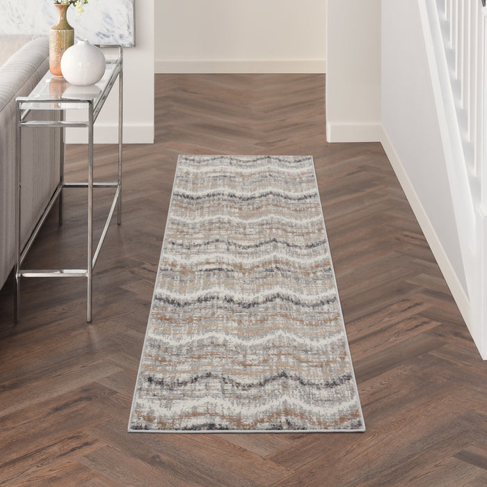 The Rug Corner Nourison Home Nourison Home - ELatteion Green/Ivory Area Rug ETN04