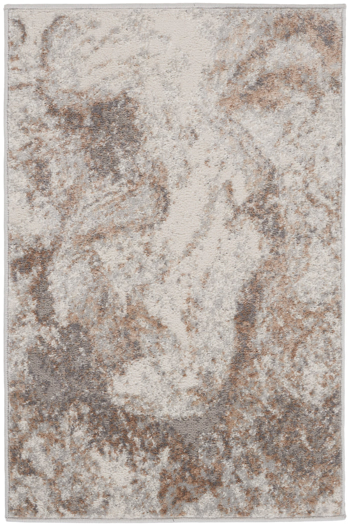 The Rug Corner Nourison Home Nourison Home - Elation Ivory/Green Area Rug ETN02
