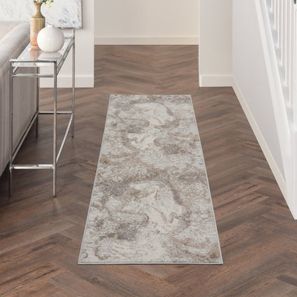The Rug Corner Nourison Home Nourison Home - Elation Ivory/Green Area Rug ETN02
