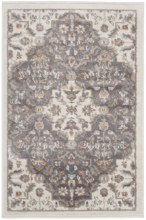 The Rug Corner Nourison Home Nourison Home - ELatteion Ivory/Green Area Rug ETN08