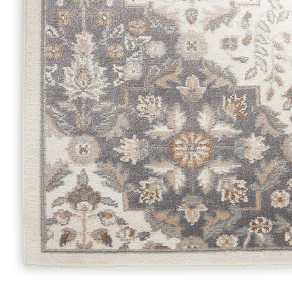 The Rug Corner Nourison Home Nourison Home - ELatteion Ivory/Green Area Rug ETN08