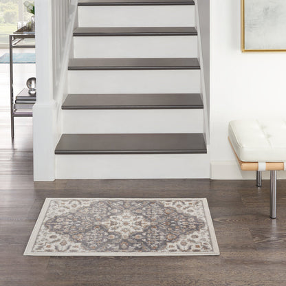 The Rug Corner Nourison Home Nourison Home - ELatteion Ivory/Green Area Rug ETN08