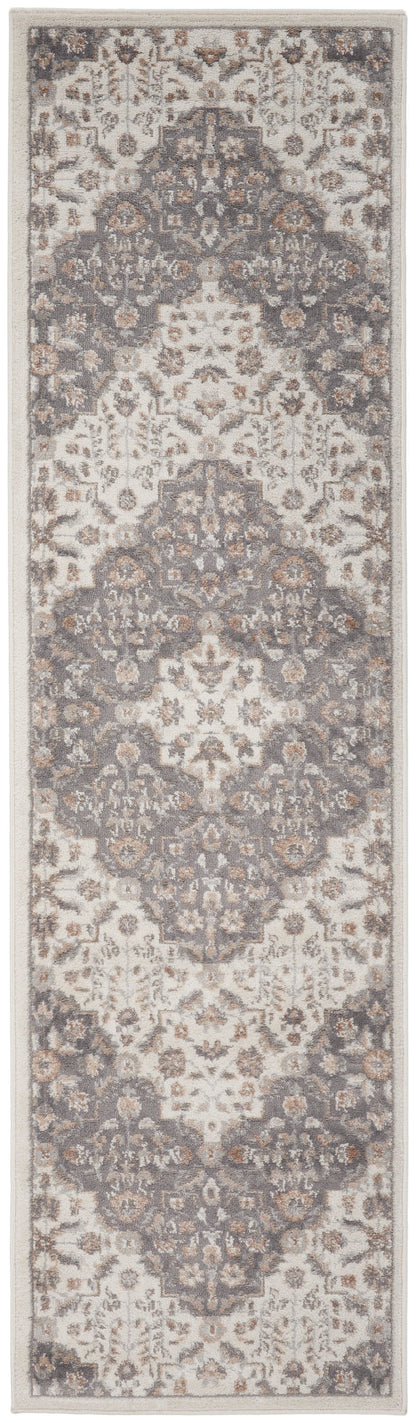 The Rug Corner Nourison Home Nourison Home - ELatteion Ivory/Green Area Rug ETN08