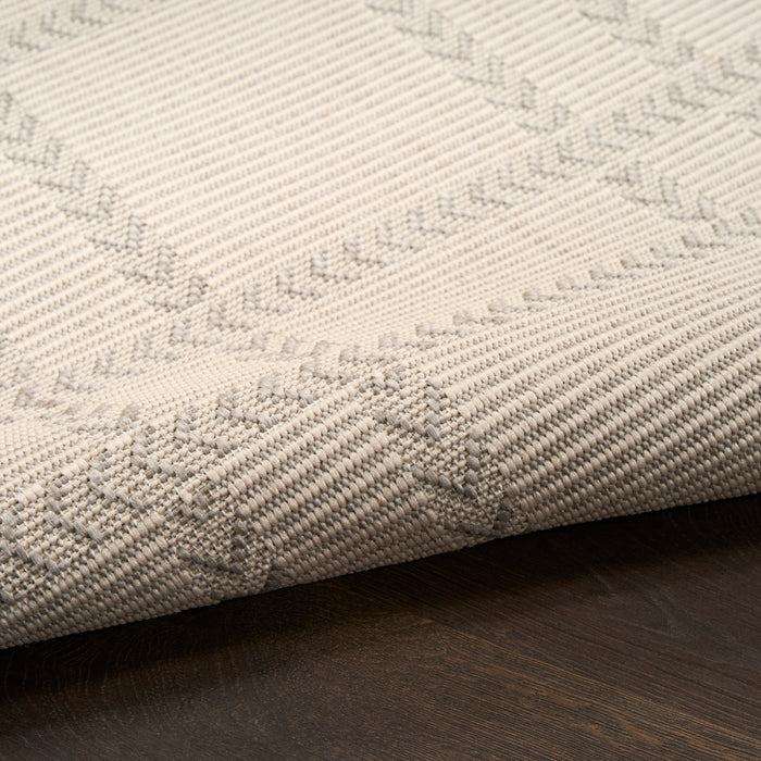 The Rug Corner Nourison Home Nourison Home - Horizon Indoor/Outdoor Grey Area Rug HOZ04