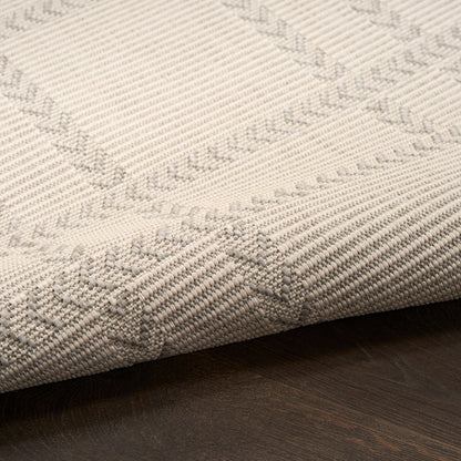 The Rug Corner Nourison Home Nourison Home - Horizon Indoor/Outdoor Grey Area Rug HOZ04