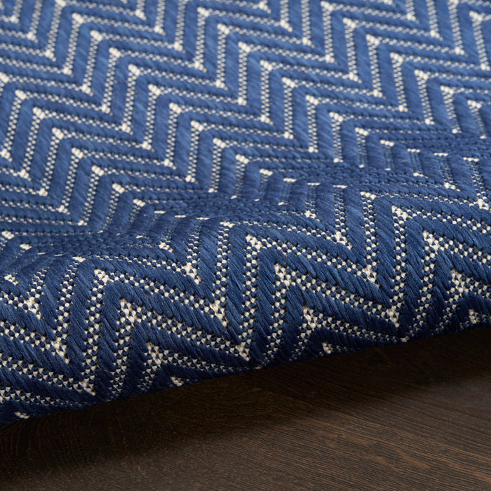 The Rug Corner Nourison Home Nourison Home - Horizon Indoor/Outdoor Navy Area Rug HOZ02