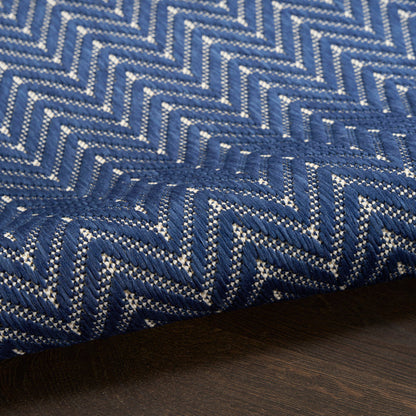 The Rug Corner Nourison Home Nourison Home - Horizon Indoor/Outdoor Navy Area Rug HOZ02