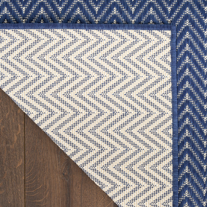 The Rug Corner Nourison Home Nourison Home - Horizon Indoor/Outdoor Navy Area Rug HOZ02