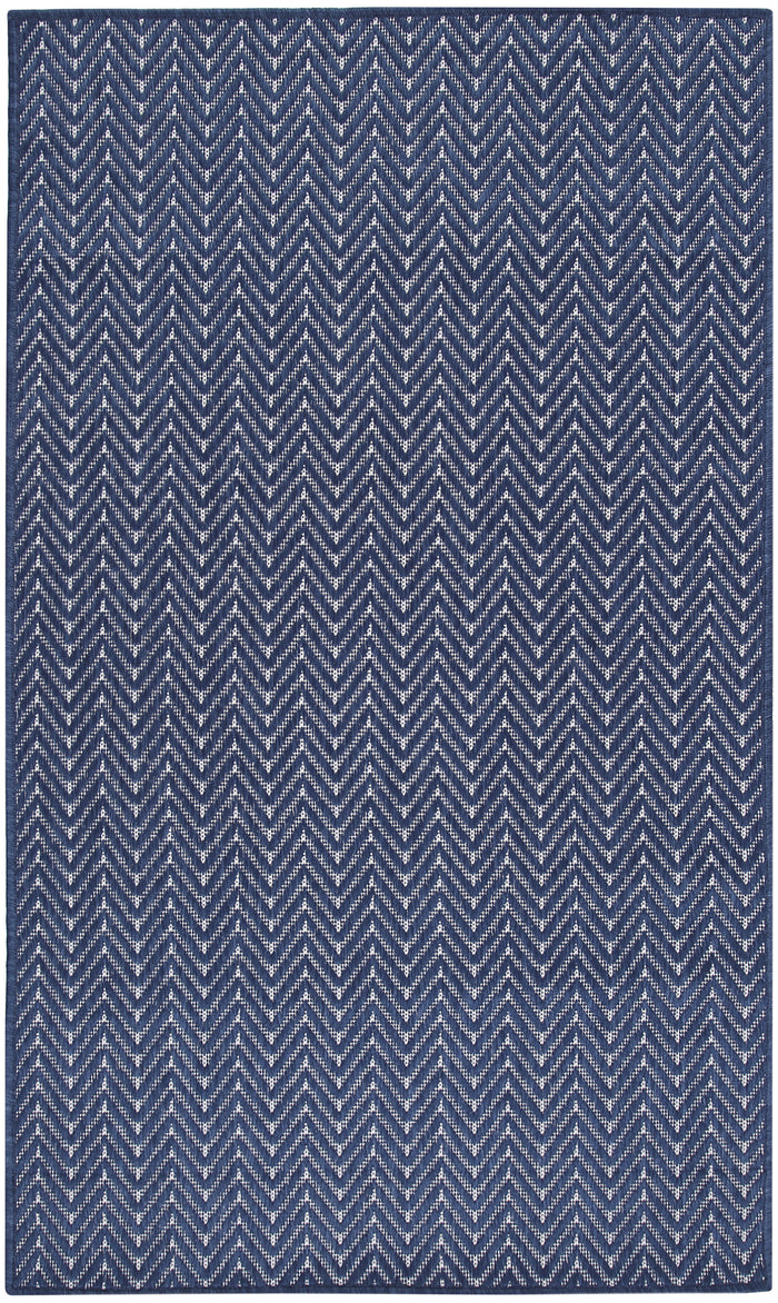 The Rug Corner Nourison Home Nourison Home - Horizon Indoor/Outdoor Navy Area Rug HOZ02