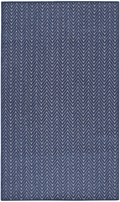 The Rug Corner Nourison Home Nourison Home - Horizon Indoor/Outdoor Navy Area Rug HOZ02