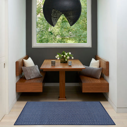 The Rug Corner Nourison Home Nourison Home - Horizon Indoor/Outdoor Navy Area Rug HOZ02