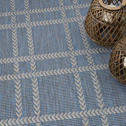 The Rug Corner Nourison Home Nourison Home - Horizon Indoor/Outdoor Navy Area Rug HOZ04