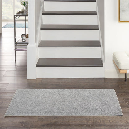 The Rug Corner Nourison Home Nourison Home - Nourison Essentials Silver/Green Area Rug NRE01