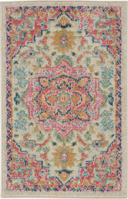 The Rug Corner Nourison Home Nourison Home - Passion Ivory/Pink Area Rug PSN25