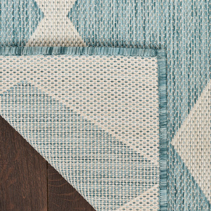 The Rug Corner Nourison Home Nourison Home - Positano Aqua Area Rug POS04