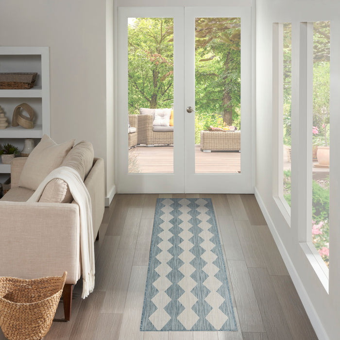 The Rug Corner Nourison Home Nourison Home - Positano Aqua Area Rug POS04