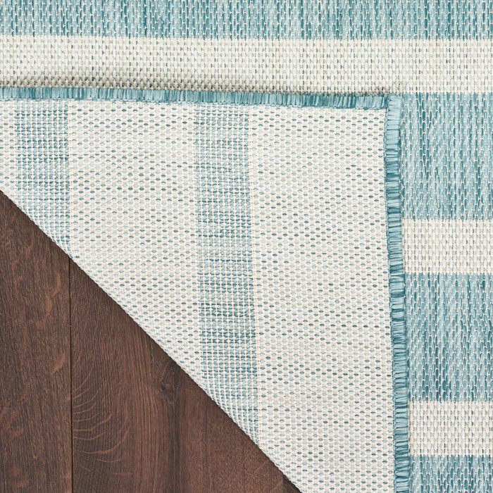 The Rug Corner Nourison Home Nourison Home - Positano Aqua/Ivory Area Rug POS03