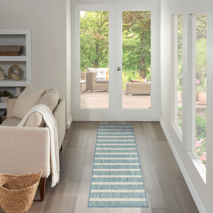 The Rug Corner Nourison Home Nourison Home - Positano Aqua/Ivory Area Rug POS03