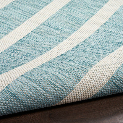 The Rug Corner Nourison Home Nourison Home - Positano Aqua/Ivory Area Rug POS03