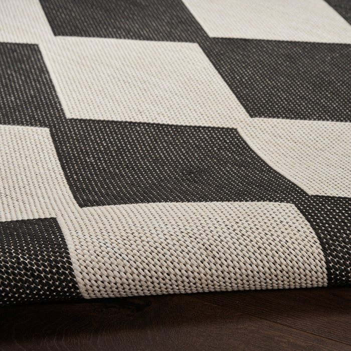 The Rug Corner Nourison Home Nourison Home - Positano Black Area Rug POS04