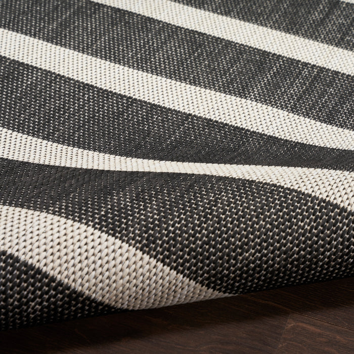 The Rug Corner Nourison Home Nourison Home - Positano Black/Ivory Area Rug POS03