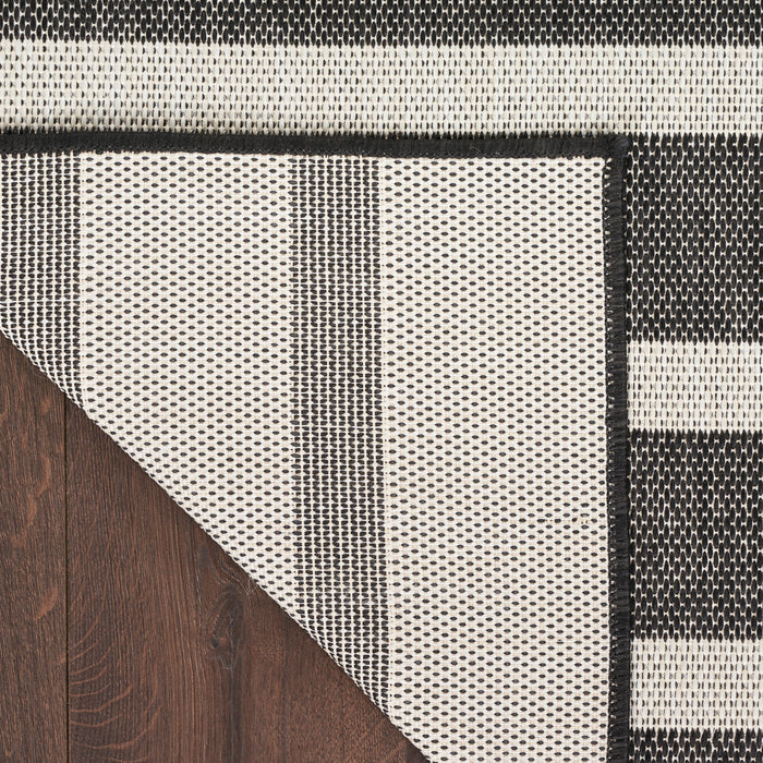 The Rug Corner Nourison Home Nourison Home - Positano Black/Ivory Area Rug POS03