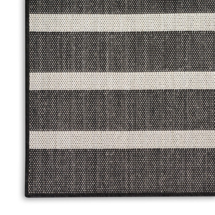 The Rug Corner Nourison Home Nourison Home - Positano Black/Ivory Area Rug POS03