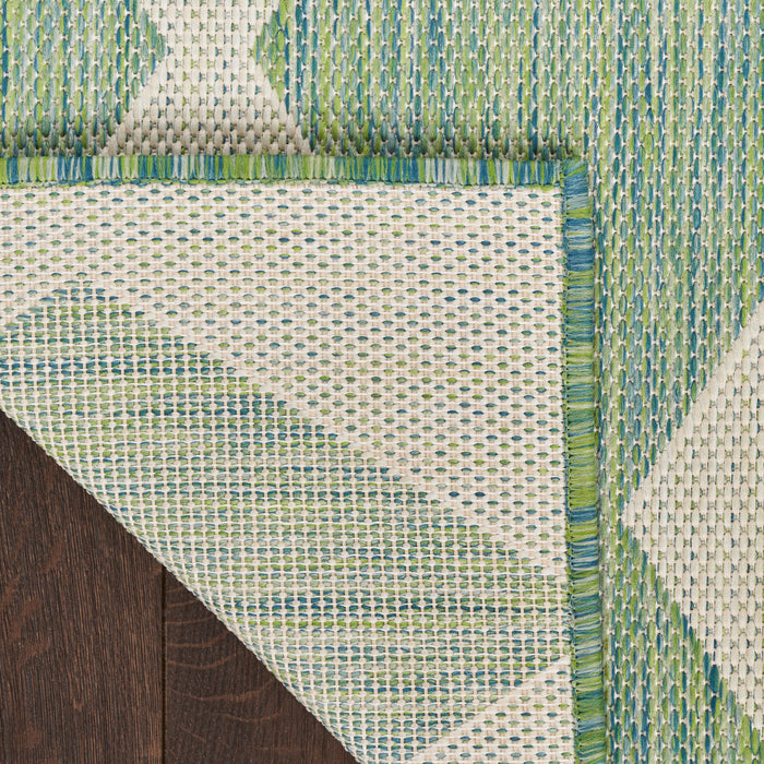 The Rug Corner Nourison Home Nourison Home - Positano Blue/Green Area Rug POS04