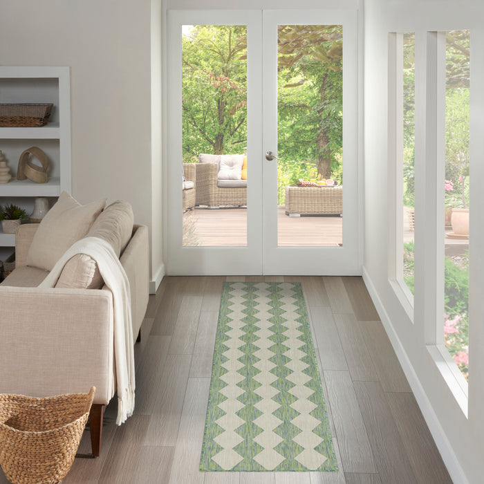 The Rug Corner Nourison Home Nourison Home - Positano Blue/Green Area Rug POS04