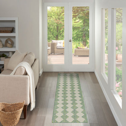 The Rug Corner Nourison Home Nourison Home - Positano Blue/Green Area Rug POS04