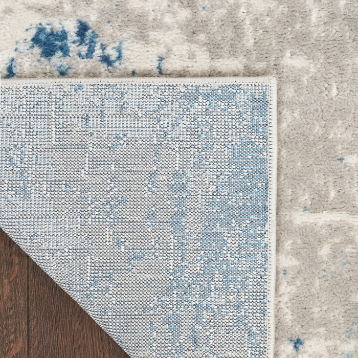 The Rug Corner Nourison Home Nourison Home - Quarry Ivory/Blue Area Rug QUA01