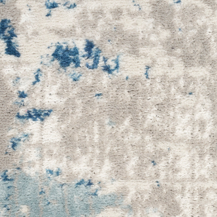 The Rug Corner Nourison Home Nourison Home - Quarry Ivory/Blue Area Rug QUA01