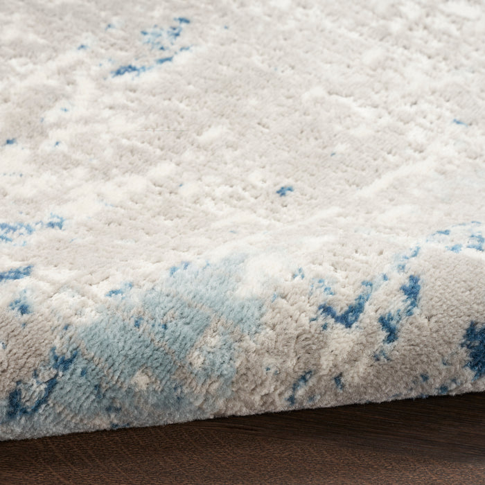 The Rug Corner Nourison Home Nourison Home - Quarry Ivory/Blue Area Rug QUA01