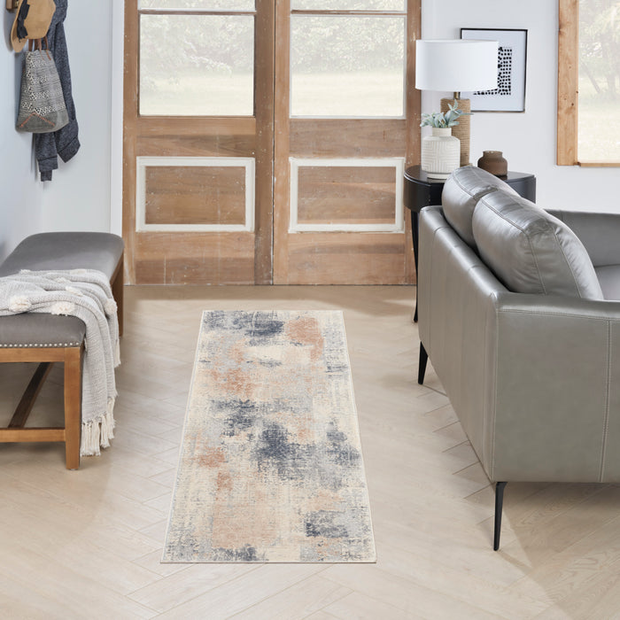 The Rug Corner Nourison Home Rustic Textures RUS02 BGEGY Area Rugs