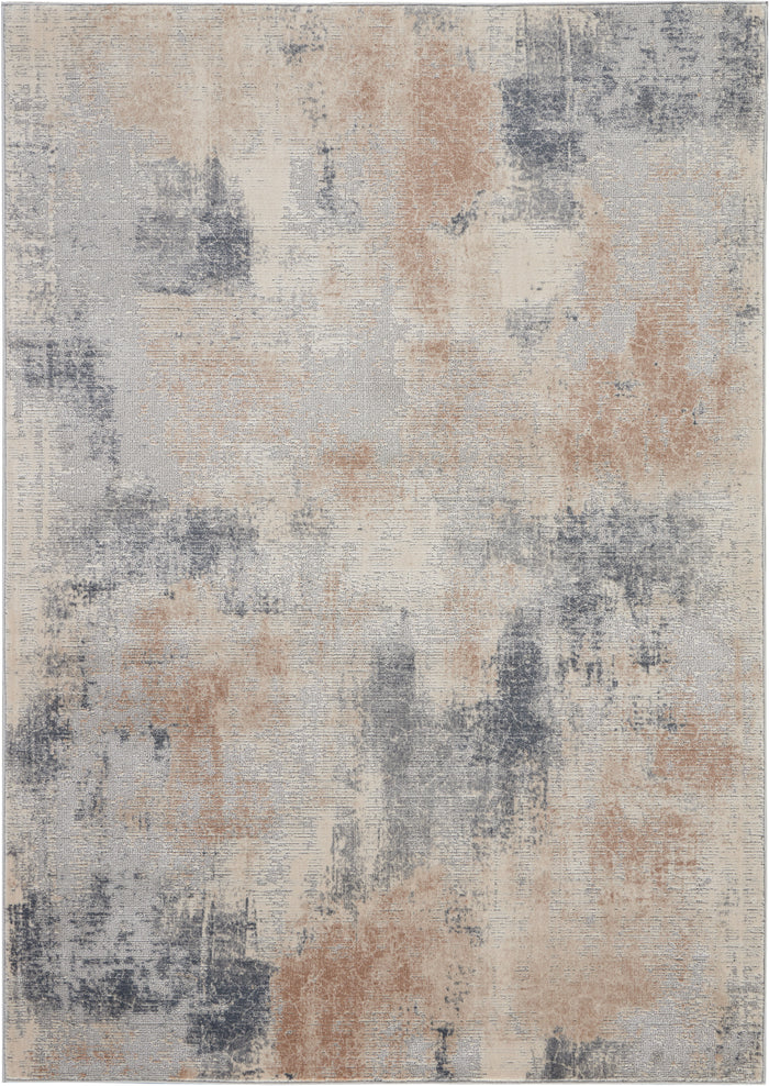 The Rug Corner Nourison Home Rustic Textures RUS02 BGEGY Area Rugs