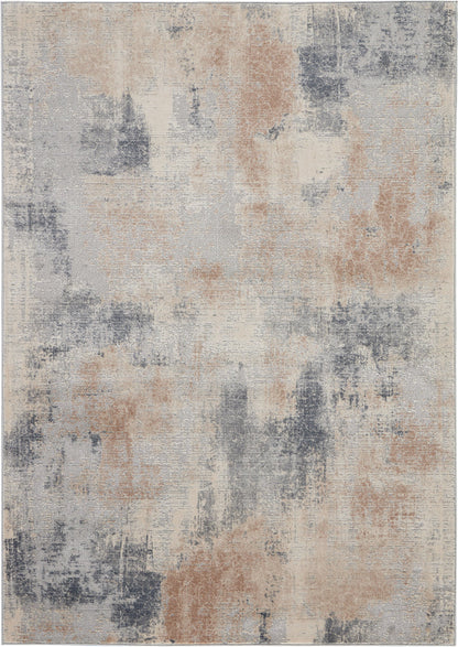 The Rug Corner Nourison Home Rustic Textures RUS02 BGEGY Area Rugs