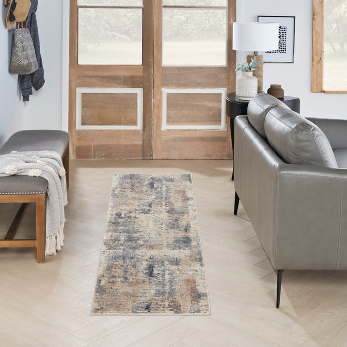 The Rug Corner Nourison Home Rustic Textures RUS05 BGEGY Area Rugs