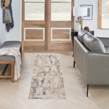 Nourison Home - Rustic Textures Beige/Green Area Rug Rust06