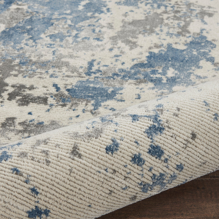 The Rug Corner Nourison Home Rustic Textures RUS08 GRYBL Area Rugs