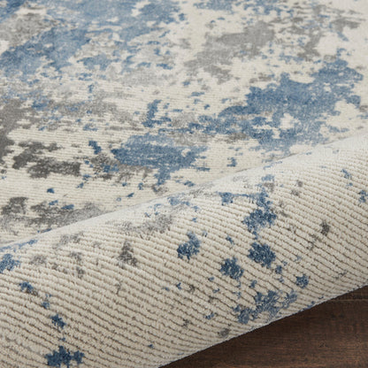 The Rug Corner Nourison Home Rustic Textures RUS08 GRYBL Area Rugs