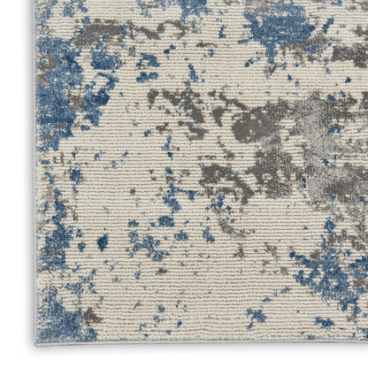 The Rug Corner Nourison Home Rustic Textures RUS08 GRYBL Area Rugs