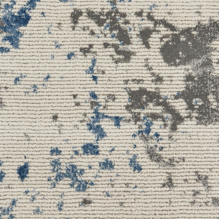 The Rug Corner Nourison Home Rustic Textures RUS08 GRYBL Area Rugs