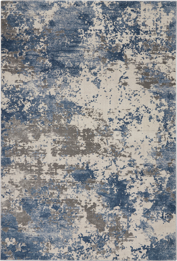 The Rug Corner Nourison Home Rustic Textures RUS08 GRYBL Area Rugs