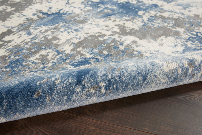 The Rug Corner Nourison Home Rustic Textures RUS08 GRYBL Area Rugs